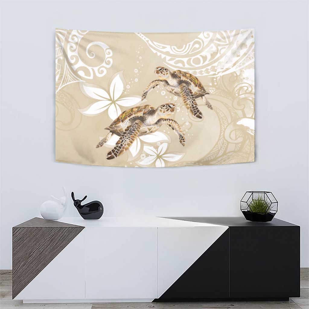 Happy Valentine's Day Polynesia Tapestry SeaTurtle Couple Polynesian - Pollinate Color LT14 - Polynesian Pride