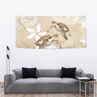 Happy Valentine's Day Polynesia Tapestry SeaTurtle Couple Polynesian - Pollinate Color LT14 - Polynesian Pride