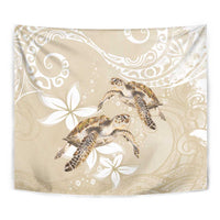 Happy Valentine's Day Polynesia Tapestry SeaTurtle Couple Polynesian - Pollinate Color LT14 - Polynesian Pride