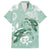 Happy Valentine's Day Polynesia Hawaiian Shirt SeaTurtle Couple Polynesian - Green Lester Color