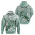 Happy Valentine's Day Polynesia Hoodie SeaTurtle Couple Polynesian - Green Lester Color