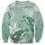 Happy Valentine's Day Polynesia Sweatshirt SeaTurtle Couple Polynesian - Green Lester Color