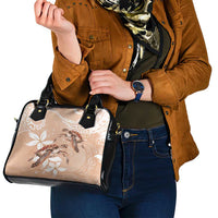 Happy Valentine's Day Polynesia Shoulder Handbag SeaTurtle Couple Polynesian - Desert Sand Color LT14 - Polynesian Pride