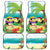 Hawaii Penguin Couple Car Mats Hawaiian Kakau - Tropical Summer Vibes