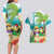 Hawaii Penguin Couple Couples Matching Long Sleeve Bodycon Dress and Hawaiian Shirt Hawaiian Kakau - Tropical Summer Vibes