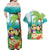 Hawaii Penguin Couple Couples Matching Off Shoulder Maxi Dress and Hawaiian Shirt Hawaiian Kakau - Tropical Summer Vibes