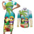 Hawaii Penguin Couple Couples Matching Short Sleeve Bodycon Dress and Long Sleeve Button Shirt Hawaiian Kakau - Tropical Summer Vibes