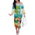 Hawaii Penguin Couple Family Matching Off The Shoulder Long Sleeve Dress and Hawaiian Shirt Hawaiian Kakau - Tropical Summer Vibes