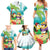 Hawaii Penguin Couple Family Matching Summer Maxi Dress and Hawaiian Shirt Hawaiian Kakau - Tropical Summer Vibes