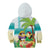 Hawaii Penguin Couple Kid Hoodie Hawaiian Kakau - Tropical Summer Vibes