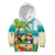 Hawaii Penguin Couple Kid Hoodie Hawaiian Kakau - Tropical Summer Vibes