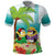 Hawaii Penguin Couple Polo Shirt Hawaiian Kakau - Tropical Summer Vibes