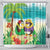 Hawaii Penguin Couple Shower Curtain Hawaiian Kakau - Tropical Summer Vibes