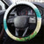 Hawaii Penguin Couple Steering Wheel Cover Hawaiian Kakau - Tropical Summer Vibes