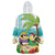 Hawaii Penguin Couple Wearable Blanket Hoodie Hawaiian Kakau - Tropical Summer Vibes