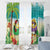 Hawaii Penguin Couple Window Curtain Hawaiian Kakau - Tropical Summer Vibes