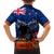 New Zealand ANZAC Day Family Matching Off Shoulder Short Dress and Hawaiian Shirt 25 April Last Post Camouflage With Poppies LT14 - Polynesian Pride