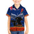 New Zealand ANZAC Day Family Matching Short Sleeve Bodycon Dress and Hawaiian Shirt 25 April Last Post Camouflage With Poppies LT14 Son's Shirt Blue - Polynesian Pride