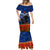 New Zealand ANZAC Day Mermaid Dress 25 April Last Post Camouflage With Poppies LT14 - Polynesian Pride