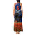 New Zealand ANZAC Day Tank Maxi Dress 25 April Last Post Camouflage With Poppies LT14 - Polynesian Pride