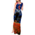 New Zealand ANZAC Day Tank Maxi Dress 25 April Last Post Camouflage With Poppies LT14 - Polynesian Pride