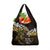 New Zealand Matariki Grocery Bag Maori New Year Silver Fern And Lizard - Gold