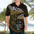 New Zealand Matariki Hawaiian Shirt Maori New Year Silver Fern And Lizard - Gold