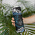 New Zealand Matariki Skinny Tumbler Maori New Year Silver Fern And Lizard - Turquosie