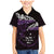 New Zealand Matariki Family Matching Mermaid Dress and Hawaiian Shirt Maori New Year Silver Fern And Lizard - Purple