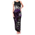 New Zealand Matariki Family Matching Tank Maxi Dress and Hawaiian Shirt Maori New Year Silver Fern And Lizard - Purple