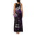 New Zealand Matariki Family Matching Tank Maxi Dress and Hawaiian Shirt Maori New Year Silver Fern And Lizard - Purple