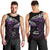 New Zealand Matariki Men Tank Top Maori New Year Silver Fern And Lizard - Purple