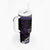 New Zealand Matariki Tumbler With Handle Maori New Year Silver Fern And Lizard - Purple