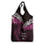 New Zealand Matariki Grocery Bag Maori New Year Silver Fern And Lizard - Pink