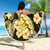 Personalised Aloha Hawaii Oahu Island Beach Blanket Gathering Place Sea Turtle Ilima Flowers