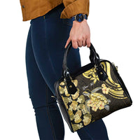 Personalised Aloha Hawaii Oahu Island Shoulder Handbag Gathering Place Sea Turtle Ilima Flowers LT14 - Polynesian Pride