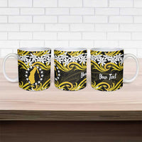 Personalised Cook Islands Aitutaki Ceramic Mug Tiare Maori Polynesian Waves Tattoo LT14 - Polynesian Pride