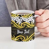 Personalised Cook Islands Aitutaki Ceramic Mug Tiare Maori Polynesian Waves Tattoo LT14 - Polynesian Pride