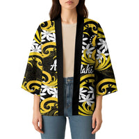 Personalised Cook Islands Aitutaki Kimono Tiare Maori Polynesian Waves Tattoo LT14 - Polynesian Pride
