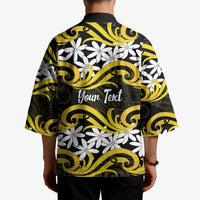 Personalised Cook Islands Aitutaki Kimono Tiare Maori Polynesian Waves Tattoo LT14 - Polynesian Pride
