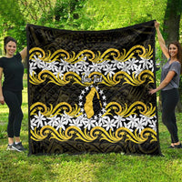 Personalised Cook Islands Aitutaki Quilt Tiare Maori Polynesian Waves Tattoo LT14 - Polynesian Pride