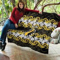 Personalised Cook Islands Aitutaki Quilt Tiare Maori Polynesian Waves Tattoo LT14 - Polynesian Pride
