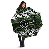 Personalised Cook Islands Palmerston Umbrella Tiare Maori Polynesian Waves Tattoo LT14 - Polynesian Pride