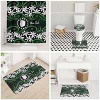 Personalised Cook Islands Mitiaro Bathroom Set Tiare Maori Polynesian Waves Tattoo LT14 - Polynesian Pride