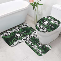 Personalised Cook Islands Mitiaro Bathroom Set Tiare Maori Polynesian Waves Tattoo LT14 - Polynesian Pride