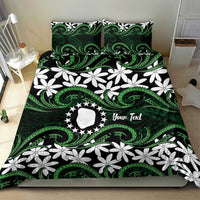 Personalised Cook Islands Mitiaro Bedding Set Tiare Maori Polynesian Waves Tattoo LT14 - Polynesian Pride