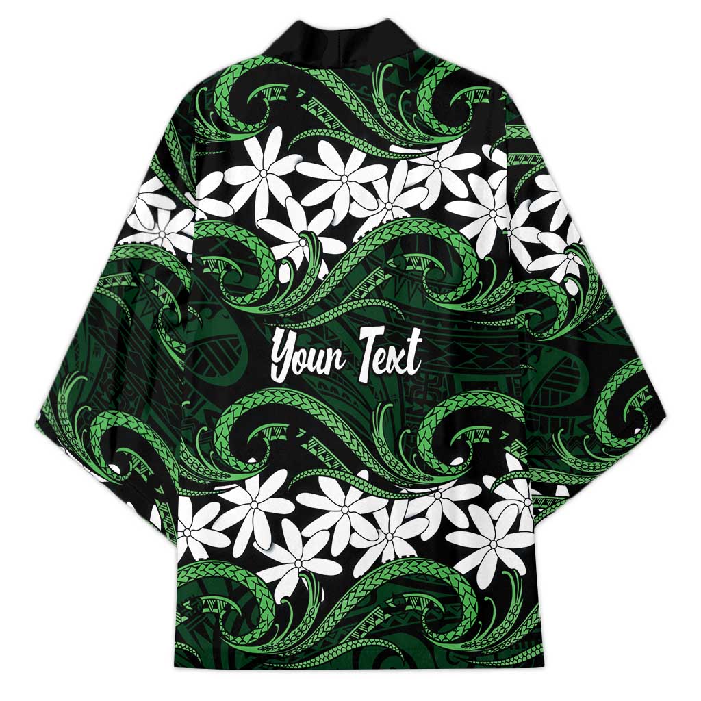 Personalised Cook Islands Mitiaro Kimono Tiare Maori Polynesian Waves Tattoo LT14 - Polynesian Pride