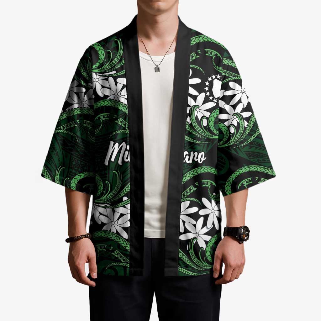 Personalised Cook Islands Mitiaro Kimono Tiare Maori Polynesian Waves Tattoo LT14 - Polynesian Pride