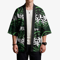 Personalised Cook Islands Mitiaro Kimono Tiare Maori Polynesian Waves Tattoo LT14 - Polynesian Pride