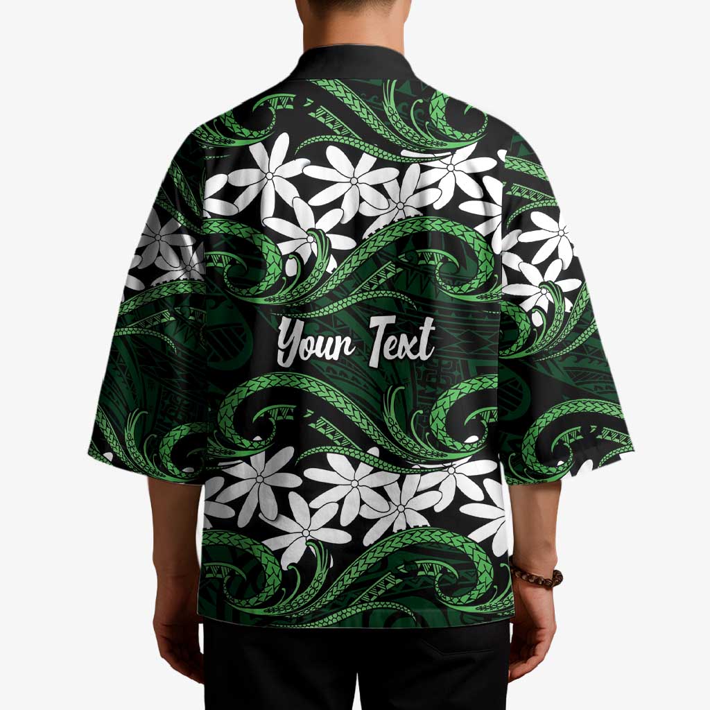 Personalised Cook Islands Mitiaro Kimono Tiare Maori Polynesian Waves Tattoo LT14 - Polynesian Pride